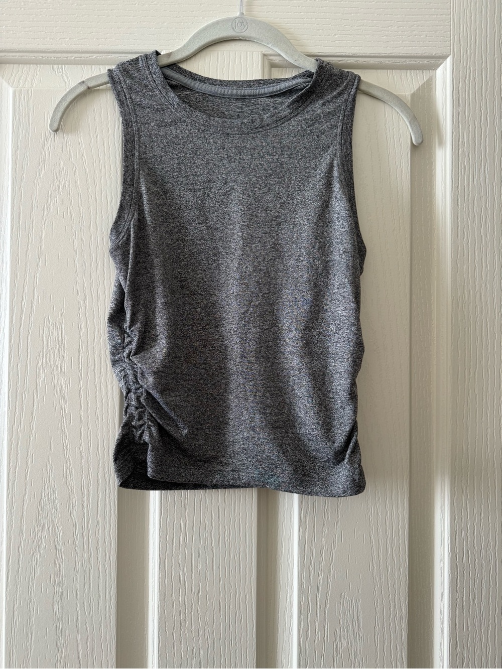 lululemon athletica Gray Sleeveless Ruched Tank
